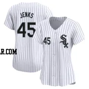 Bobby Jenks Women's Chicago White Sox White Limited Home Jersey