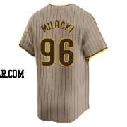 Bobby Milacki Men's San Diego Padres Limited Tan Alternate Jersey