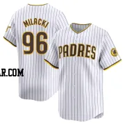 Bobby Milacki Men's San Diego Padres White Limited Home Jersey