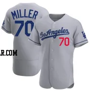 Bobby Miller Men's Los Angeles Dodgers Gray Authentic Away Jersey