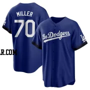 Bobby Miller Men's Los Angeles Dodgers Royal Replica 2021 City Connect Jersey