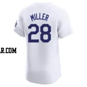 Bobby Miller Men's Los Angeles Dodgers White Elite Home Jersey