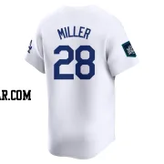 Bobby Miller Men's Los Angeles Dodgers White Limited 2024 World Tour Seoul Series Home Jersey