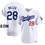 Bobby Miller Men's Los Angeles Dodgers White Limited Home Jersey