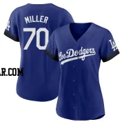 Bobby Miller Women's Los Angeles Dodgers Royal Authentic 2021 City Connect Jersey