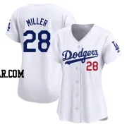 Bobby Miller Women's Los Angeles Dodgers White Limited Home Jersey