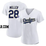 Bobby Miller Women's Los Angeles Dodgers White/Gold Authentic 2021 Gold Program Player Jersey