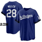 Bobby Miller Youth Los Angeles Dodgers Royal Replica 2021 City Connect Jersey