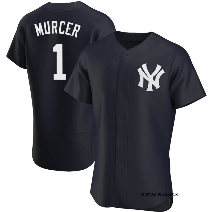 Bobby Murcer Men's New York Yankees Navy Authentic Alternate Jersey