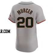 Bobby Murcer Men's San Francisco Giants Gray Elite Road Jersey