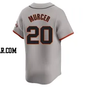 Bobby Murcer Men's San Francisco Giants Gray Limited Away Jersey