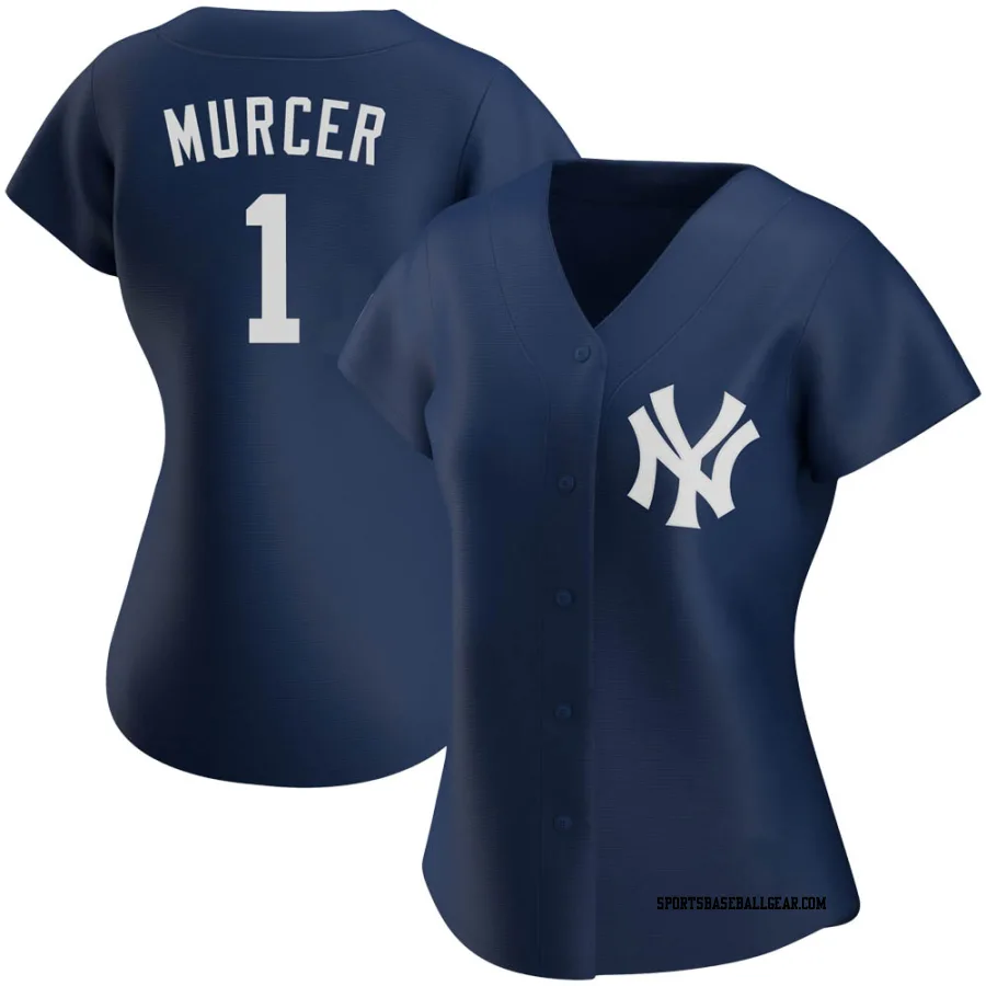 Bobby Murcer Women's New York Yankees Navy Replica Alternate Team Jersey