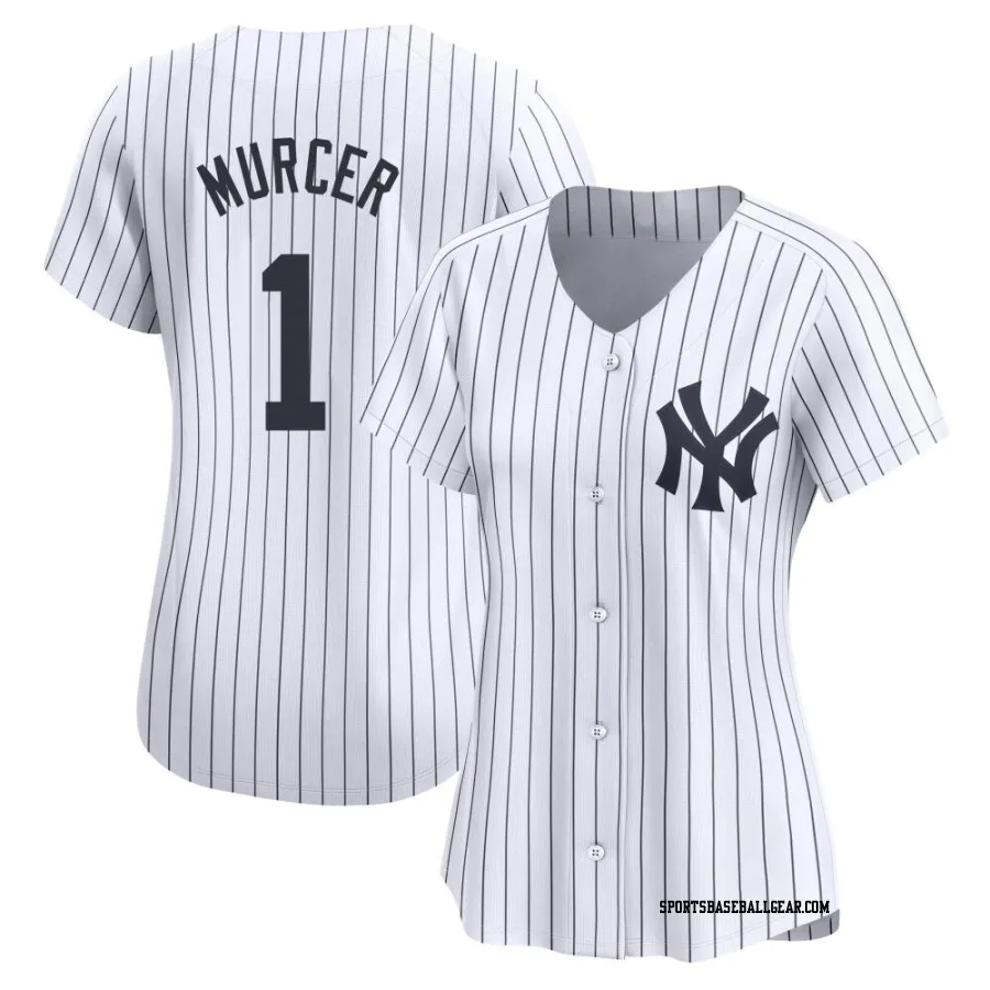 Bobby Murcer Women's New York Yankees White Limited Yankee Home Jersey