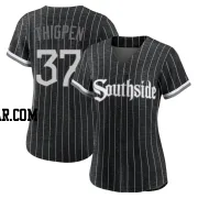 Bobby Thigpen Women's Chicago White Sox Black Authentic 2021 City Connect Jersey