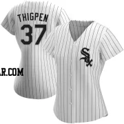 Bobby Thigpen Women's Chicago White Sox White Authentic Home Jersey