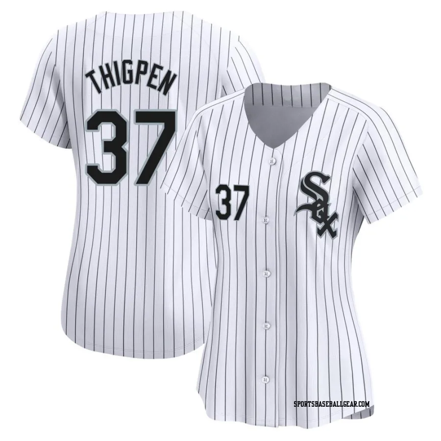 Bobby Thigpen Women's Chicago White Sox White Limited Home Jersey