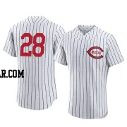 Bobby Tolan Men's Cincinnati Reds White Authentic 2022 Field Of Dreams Jersey