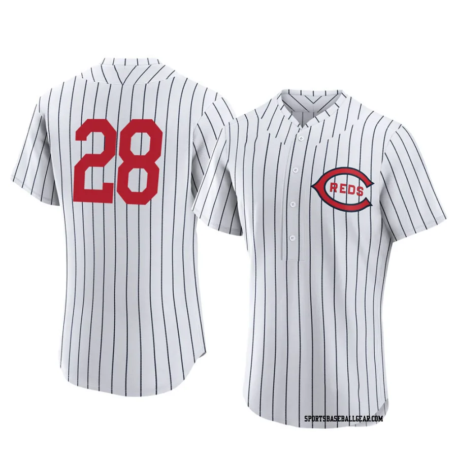 Bobby Tolan Men's Cincinnati Reds White Authentic 2022 Field Of Dreams Jersey