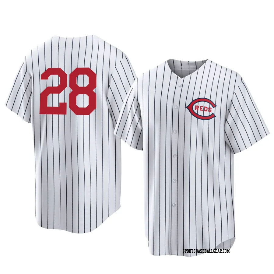 Bobby Tolan Men's Cincinnati Reds White Replica 2022 Field Of Dreams Jersey