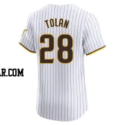 Bobby Tolan Men's San Diego Padres White Elite Home Jersey