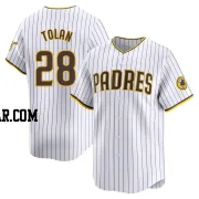 Bobby Tolan Men's San Diego Padres White Limited Home Jersey