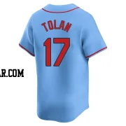 Bobby Tolan Men's St. Louis Cardinals Light Blue Limited Alternate Jersey