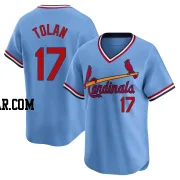 Bobby Tolan Men's St. Louis Cardinals Light Blue Limited Cooperstown Collection Jersey