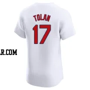 Bobby Tolan Men's St. Louis Cardinals White Elite Home Jersey