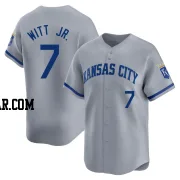 Bobby Witt Jr. Men's Kansas City Royals Gray Limited Away Jersey