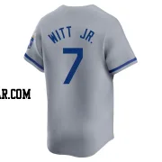 Bobby Witt Jr. Men's Kansas City Royals Gray Limited Away Jersey