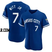 Bobby Witt Jr. Men's Kansas City Royals Royal Authentic 2022 Alternate Jersey