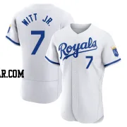 Bobby Witt Jr. Men's Kansas City Royals White Authentic 2022 Home Jersey