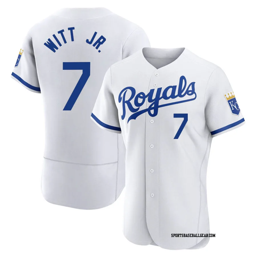 Bobby Witt Jr. Men's Kansas City Royals White Authentic 2022 Home Jersey