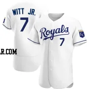 Bobby Witt Jr. Men's Kansas City Royals White Authentic Home Jersey