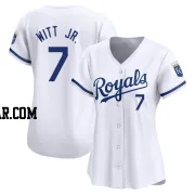 Bobby Witt Jr. Women's Kansas City Royals White Limited Home Jersey