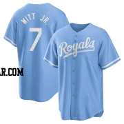 Bobby Witt Jr. Youth Kansas City Royals Light Blue Replica 2022 Alternate Jersey