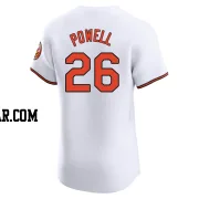 Boog Powell Men's Baltimore Orioles White Elite Home Jersey