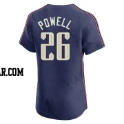 Boog Powell Men's Cleveland Guardians Navy Elite 2024 City Connect Jersey