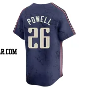 Boog Powell Men's Cleveland Guardians Navy Limited 2024 City Connect Jersey