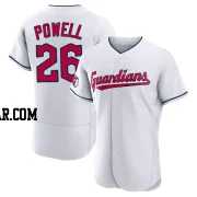 Boog Powell Men's Cleveland Guardians White Authentic Home Jersey