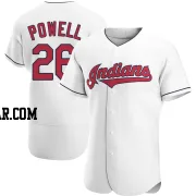 Boog Powell Men's Cleveland Guardians White Authentic Home Jersey