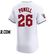 Boog Powell Men's Cleveland Guardians White Elite Home Jersey