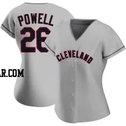 Boog Powell Women's Cleveland Guardians Gray Authentic Road Jersey