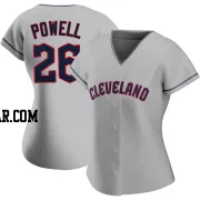 Boog Powell Women's Cleveland Guardians Gray Authentic Road Jersey