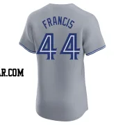 Bowden Francis Men's Toronto Blue Jays Gray Elite Road Jersey