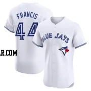 Bowden Francis Men's Toronto Blue Jays White Elite Home Jersey