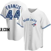 Bowden Francis Men's Toronto Blue Jays White Replica Home Jersey