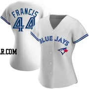 Bowden Francis Women's Toronto Blue Jays White Authentic Home Jersey