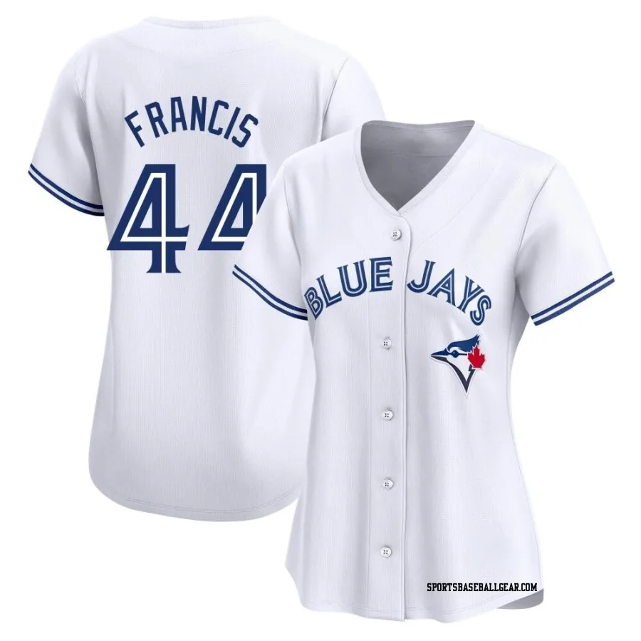 Bowden Francis Women's Toronto Blue Jays White Limited Home Jersey