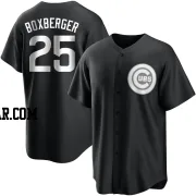 Brad Boxberger Men's Chicago Cubs Black/White Replica Jersey